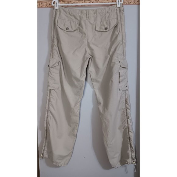 Athleta 8 Tan Cargo Pocket Outdoor Hiking Camping Casual Pants - Picture 4 of 7